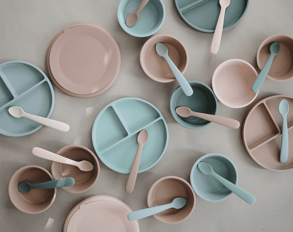 זוג כפיות סיליקון Blush/ Shifting Sand