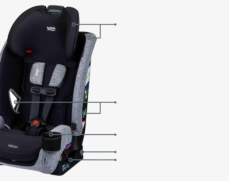 כסא בטיחות One4Life SLIM שחור/ RAVEN BLACK