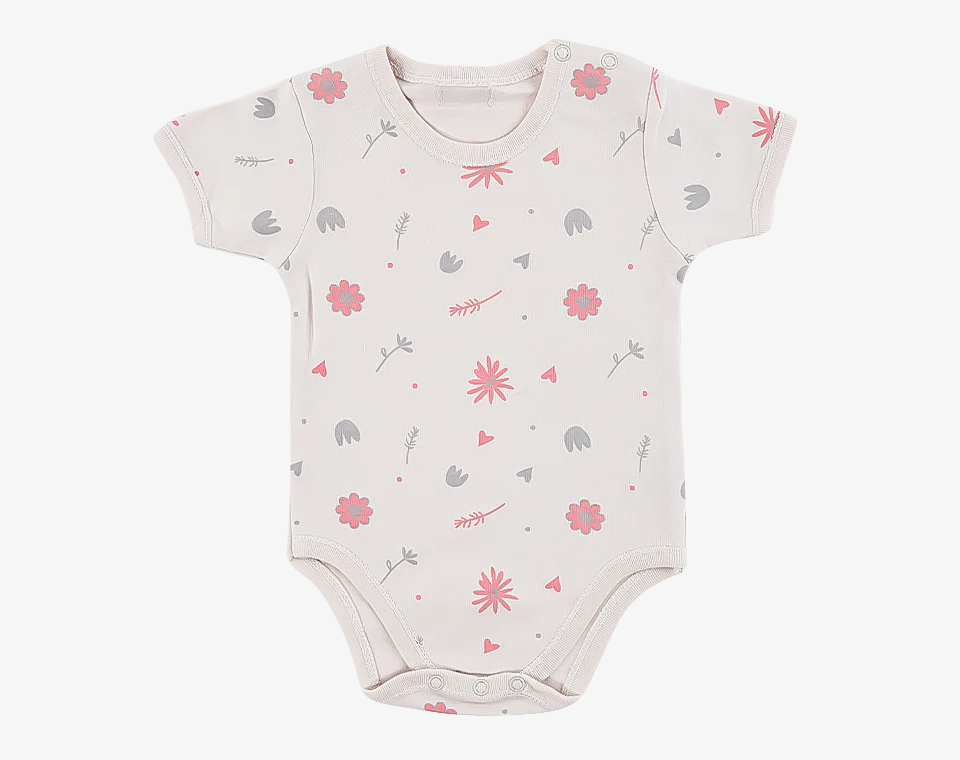 שלישיית בגדי גוף שרוול קצר I'ts all about you