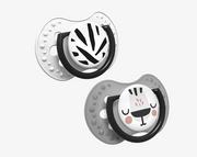 זוג מוצצי סיליקון מהדורת מלח פלפל לאבי Lovi