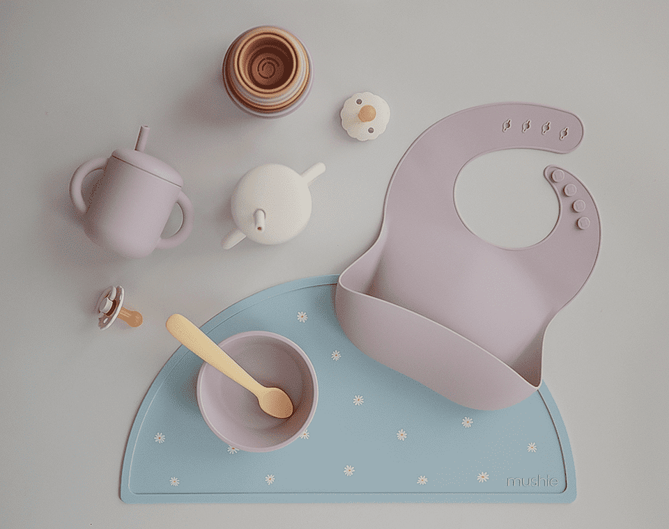 קערת סיליקון ואקום Soft Lilac