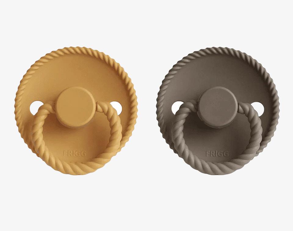 זוג מוצצי סיליקון ROPE- מידה 1