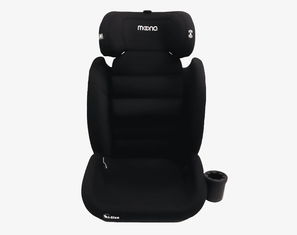 בוסטר גב + הגנות צד + מתקן לכוס R129 I-size - שחור