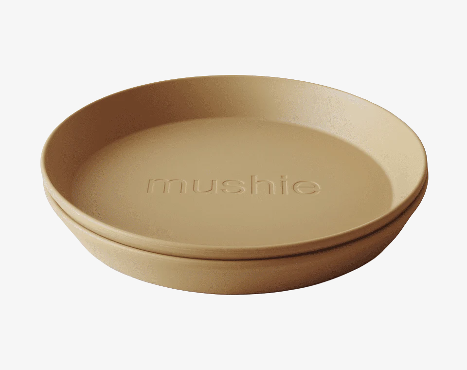 זוג צלחות עגולות Mustard