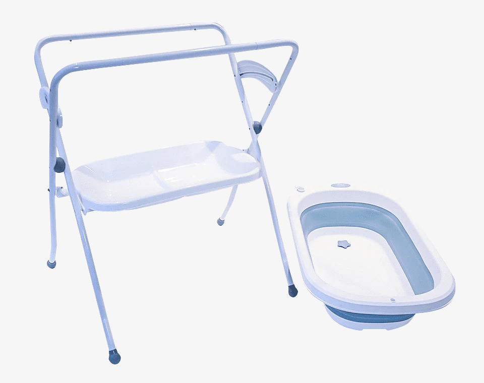 אמבטיה לתינוק כחול+ מעמד