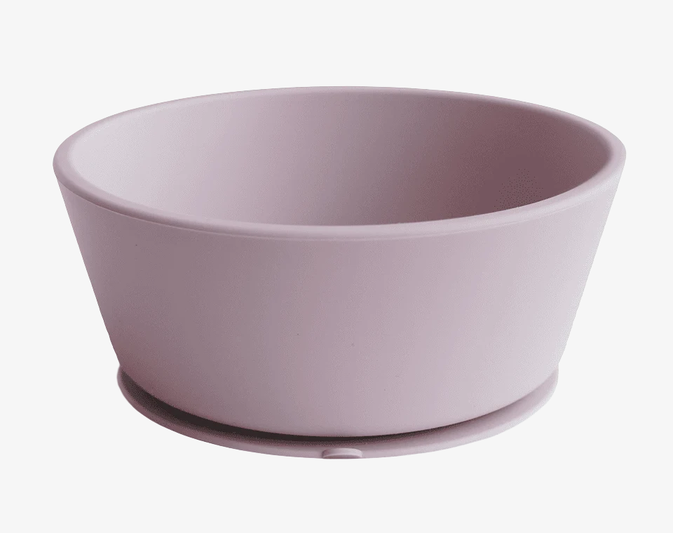 קערת סיליקון ואקום Soft Lilac