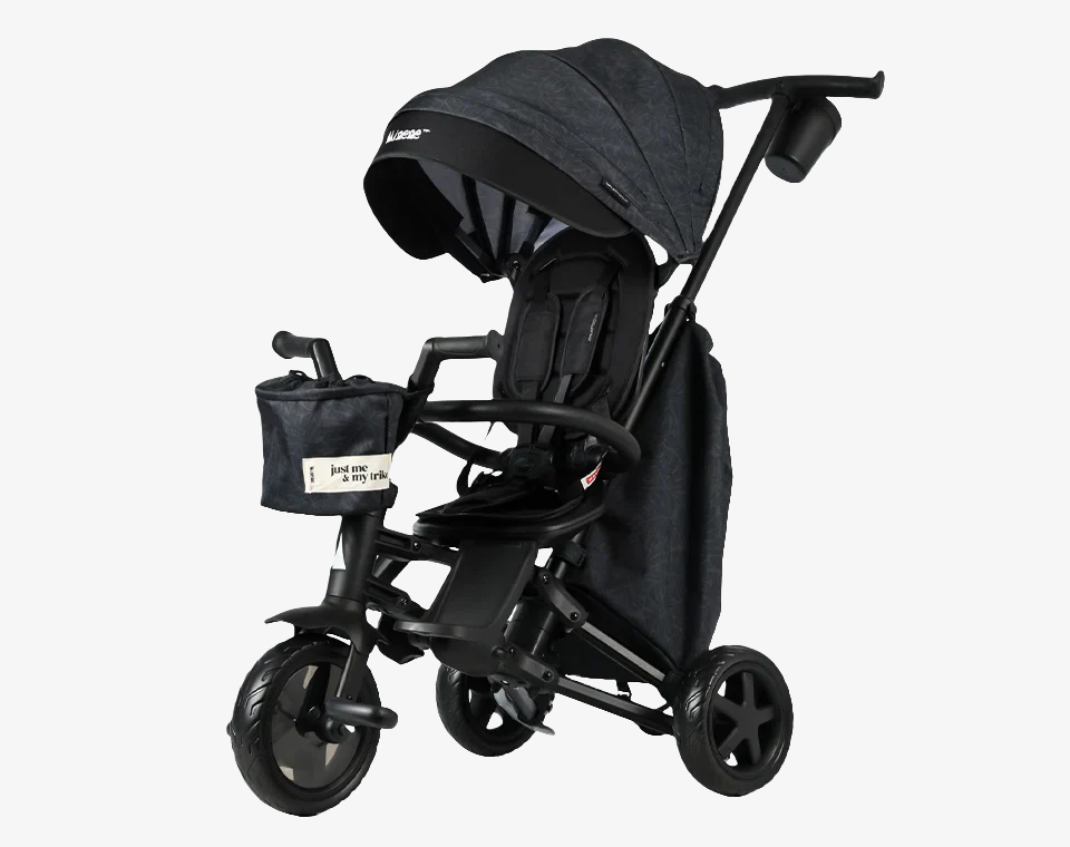 תלת אופן מתקפל 6 ב-1 אפור צ׳רקול MINENE X QPLAY 2024