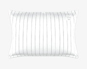 ציפית לכרית תינוק לבן מודפס