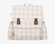 תיק גן רטרו שמנת מודפס OS