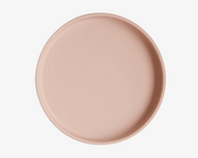 צלחת סיליקון ואקום קלאסית Blush