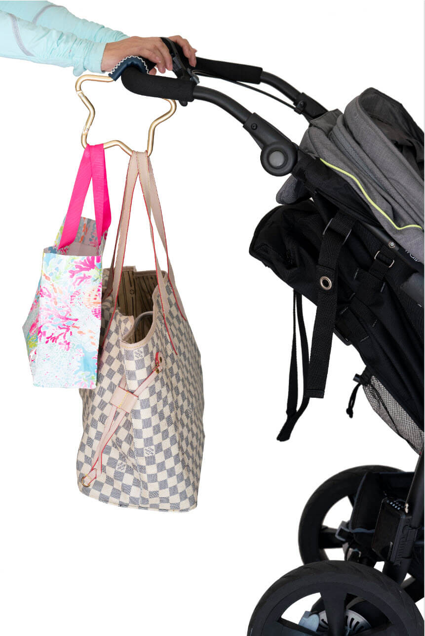 וו תלייה כוכב זהב/נייבי