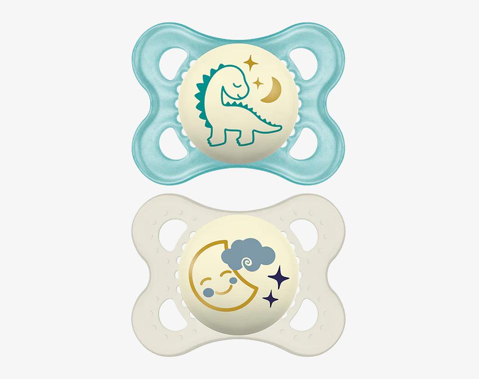 זוג מוצץ מיני אולטי סילק' 0-6M לילה