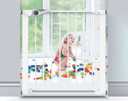 איזי פיט שער בטיחות שטוח + 2 מאריכים לבן 75-96 ס"מ (תקן ארופאי)