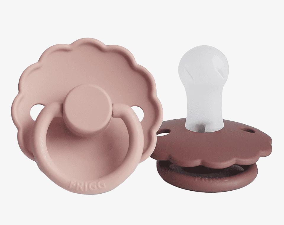 זוג מוצצים DAISY- Blush/ Woodchuck