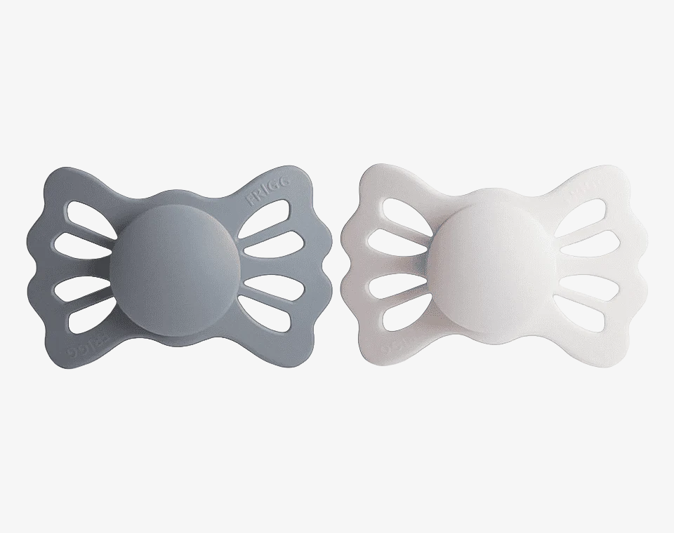 זוג מוצצים LUCKY- Great Gray/Silver Gray- size 2