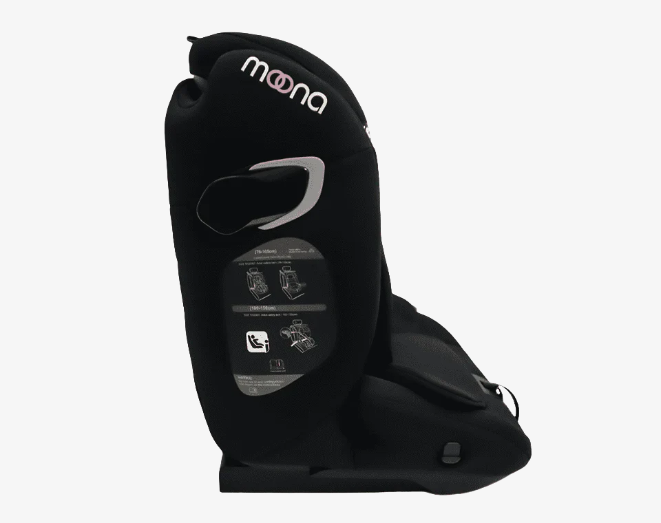 בוסטר גב רצועות כולל הגנות צד ומתקן לכוס I-size