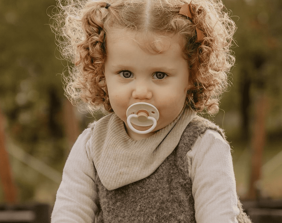 זוג מוצצים Little Viking- Sage/Cream