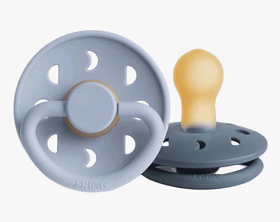 זוג מוצצי גומי MOON- מידה 2 (6-18)