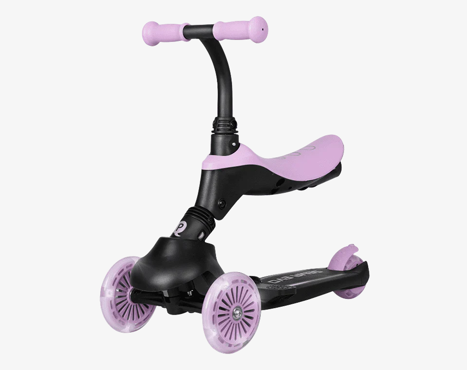 קורקינט SEMA EVO עם גלגלי עזר 5 ב-1 סגול