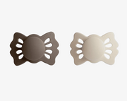 זוג מוצצים LUCKY- Portobello/Cream
