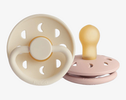 זוג מוצצי גומי MOON- מידה 1 (0-6)