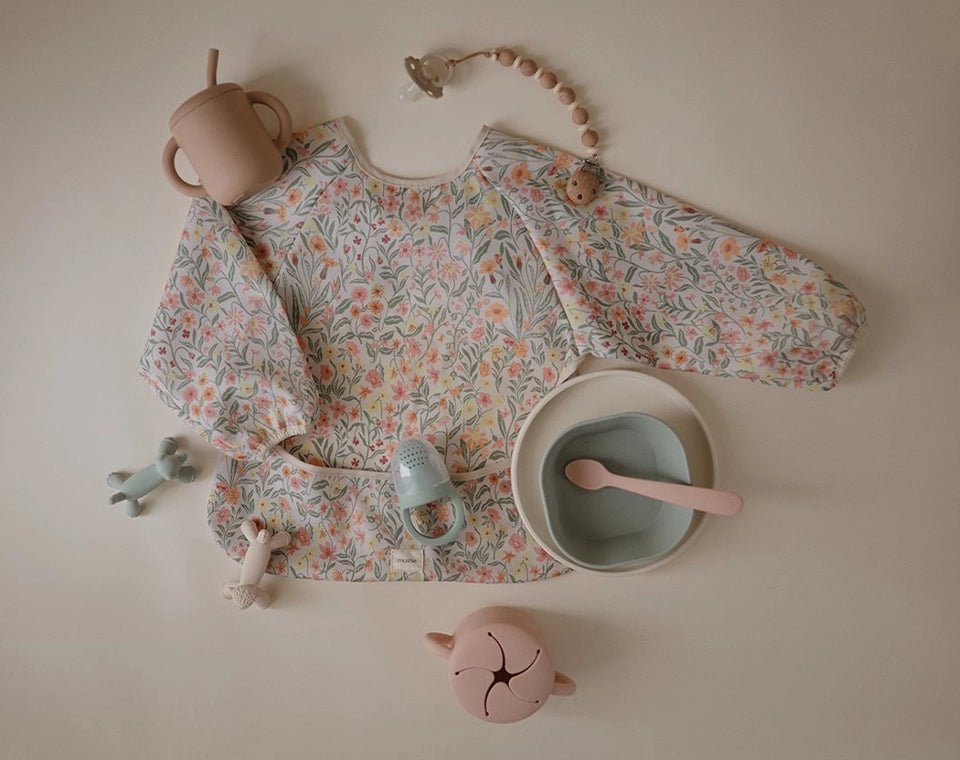 סינר שרוול ארוך Pastel bloom
