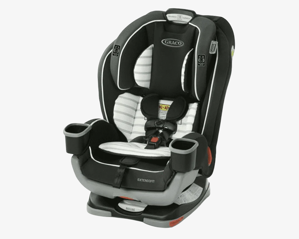 כיסא בטיחות extend2fit צבע שחור אפור HAMILTON