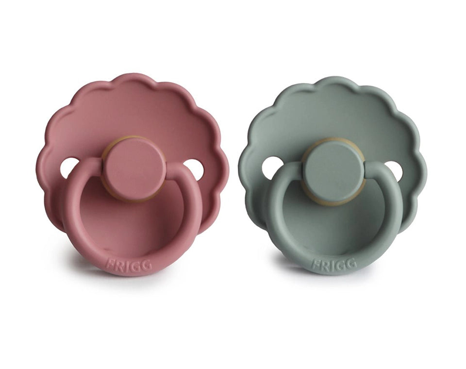 זוג מוצצי גומי DAISY- מידה 2 (6-18)