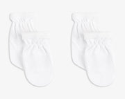 מארז 2 זוגות כפפות- לבן