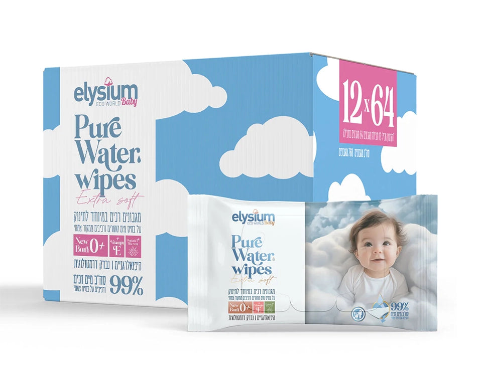 מארז 12 יחידות מגבונים