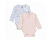 זוג בגדי גוף- תכלת מודפס