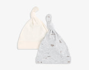 זוג כובעים מיוחדים- מלאנז׳/שמנת