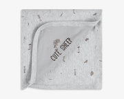 שמיכת אינטרלוק 2 שכבות- מלאנז׳