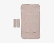 מזרן עגלה חום עלים