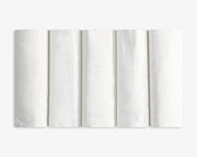 חמישיית חיתולי טטרה לבנים