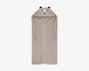 מגבת כובע חלוק- דובון חום