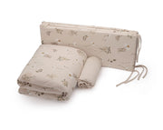 סט מצעים למיטת תינוק- גינת בר