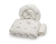 סט מצעים לעריסה- ליל כוכבים