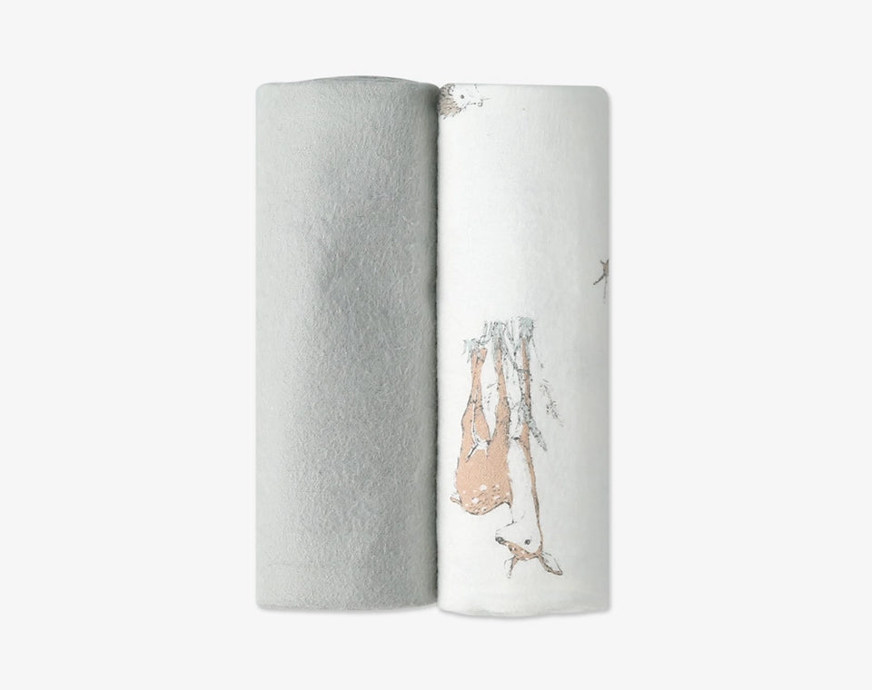 זוג חיתולי פלנל OS