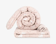 סט מצעים לעריסה- ורוד מודפס OS