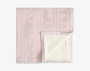 שמיכת סריג פויינטל עם פרווה