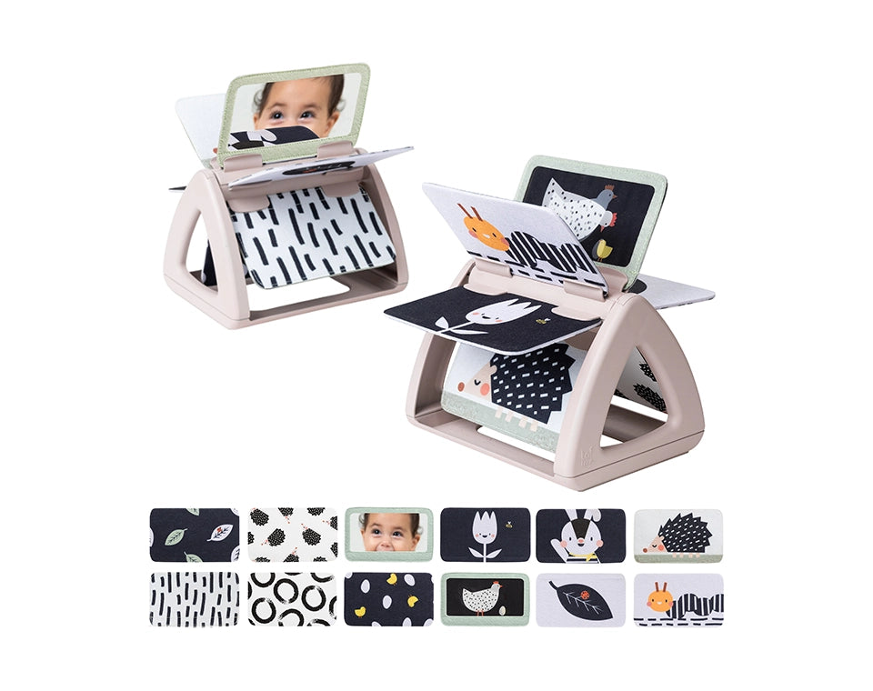 ספר שחור לבן מסתובב