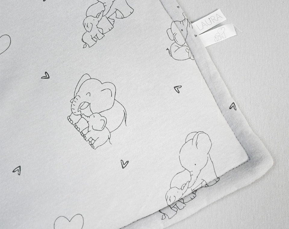 סט מצעים למיטת מטר Elephant