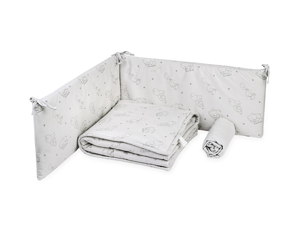 סט מצעים למיטת מטר Elephant