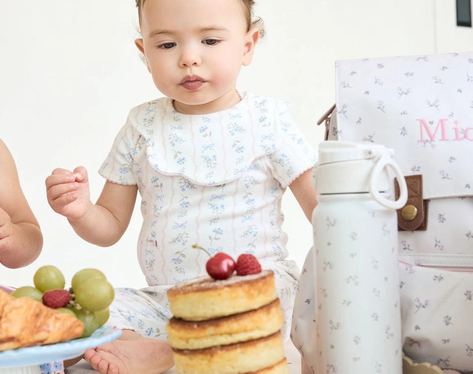 בקבוק תרמוס- פרחוני