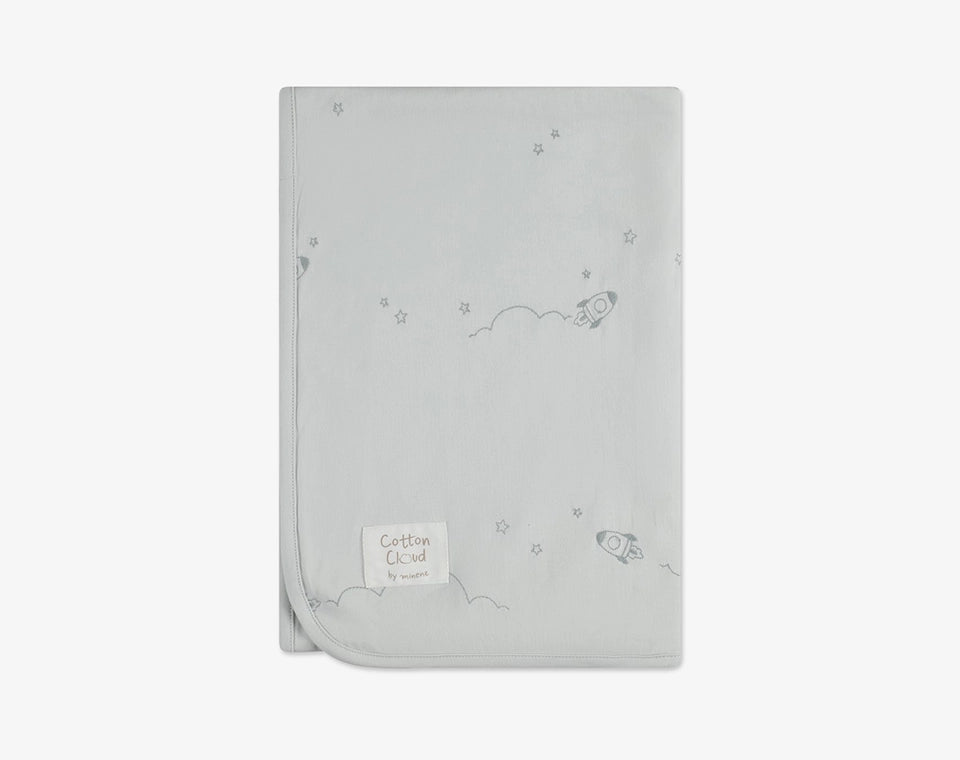 שמיכת ג'רסי גדולה Cotton Cloud