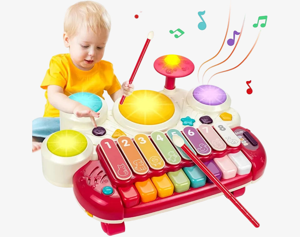 קסילופון ותופים אלקטרוניים- ורוד
