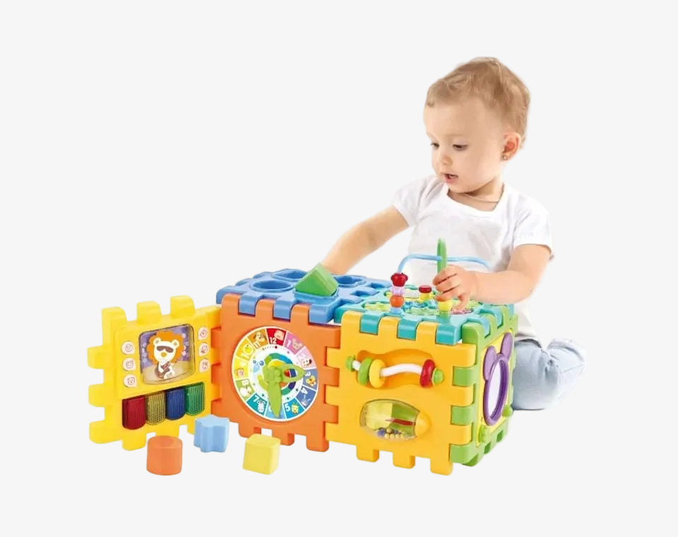 קופסת קוביות חכמה מרובעת ירוק
