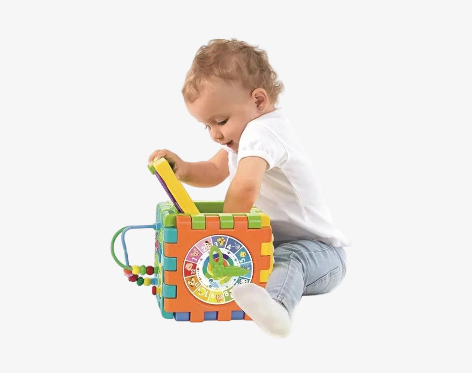 קופסת קוביות חכמה מרובעת ירוק