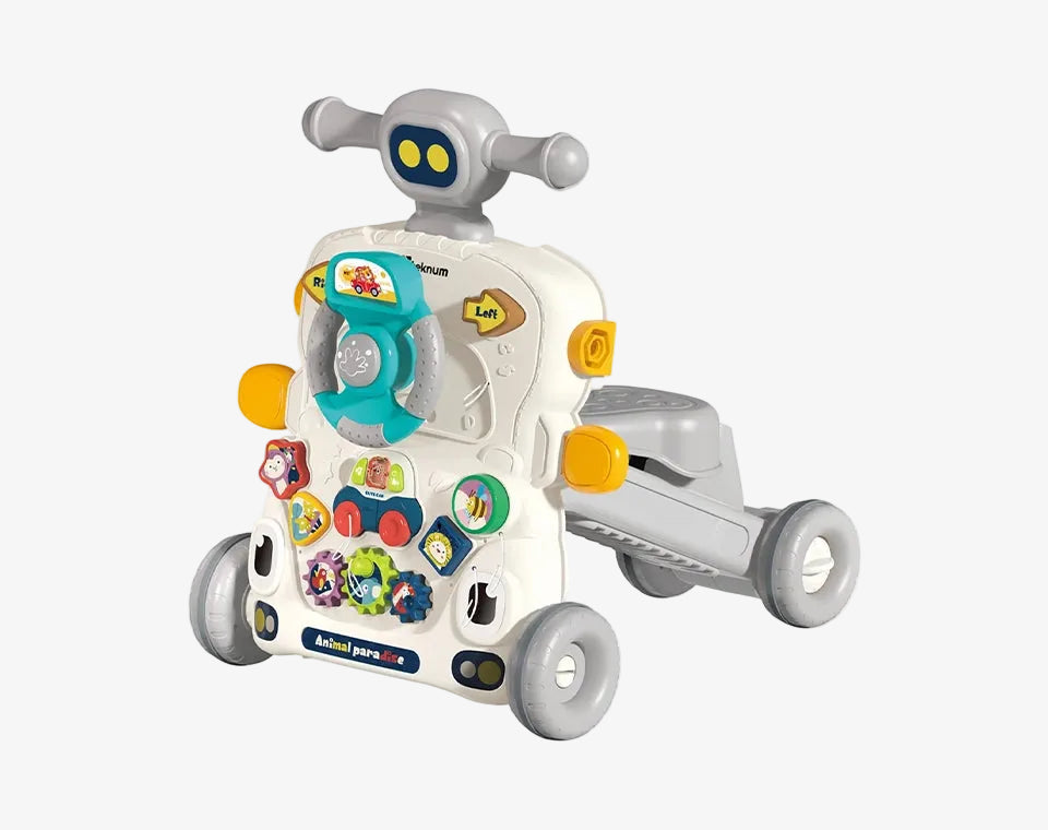הליכון פעילות 5 ב־1 אפור